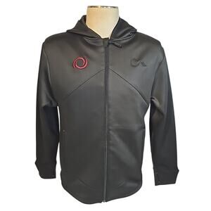 NWT Constant Mountain H2 Soft Shell Jacket Men’s Large Black Hooded Full Zip